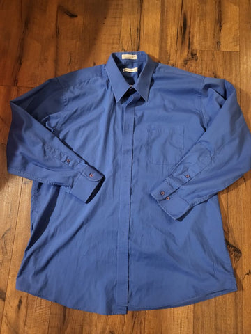 0ierre cardin Blue ls shirt Men's - L
