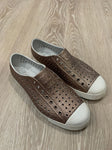 Natives Sz J6, metallic, worn very little 6 (Big Kid)
