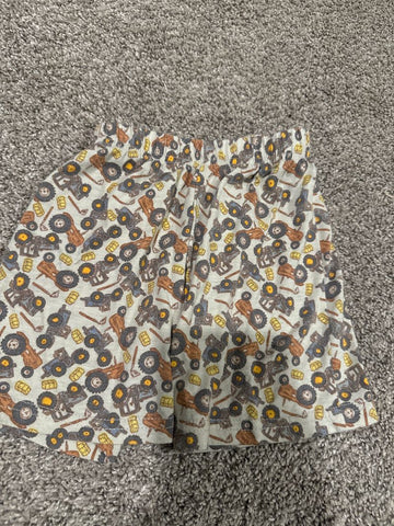 Jane Marie Tractor pj shorts 2T