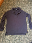 French Toast Long Sleeved Navy Polo 6T/6X