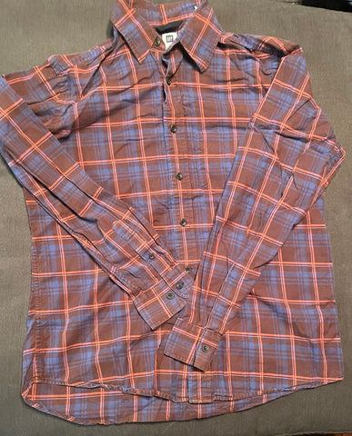 Gap Button up shirt blue brown orange Men's - S