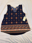 Sweet Wanderer NWT Sleeveless polyester/spandex top Women's XL 16