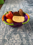 Learning resources Basket of variety of great condition play food Miscellaneous
