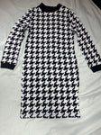 Shein Black and white fitted dress - EUC 6T/6X