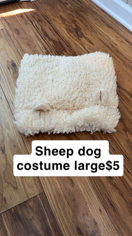 Costume sheep for dog Large Pet