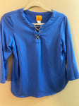 Ruby Rd Womens long sleeve shirt, top petite soft Women's - S
