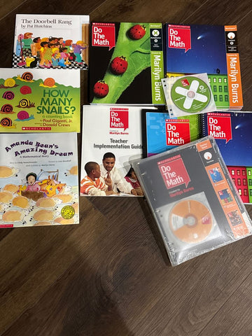 Scholastic Do the Math Set 6 A workbooks7 B workbooks-with teach Ed and dis Curriculum