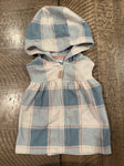 Carters Plaid vest 12 Months