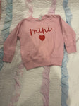 Rabbit Skins Pink sweatshirt 3T/3