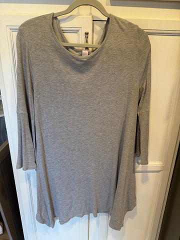 Minx Gray top Women's XXL 18