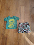 Carters & Gran Size 18month camo green outfit EUC 2 piece 18 Months