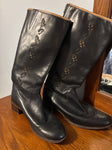 Timberland Black leather tall boots 10 (Adult)