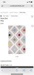 Pottery barn Polka dot rug 7x10 feet Miscellaneous