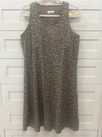 Columbia omniwick Green stretchy dress, built in bra Women's - L