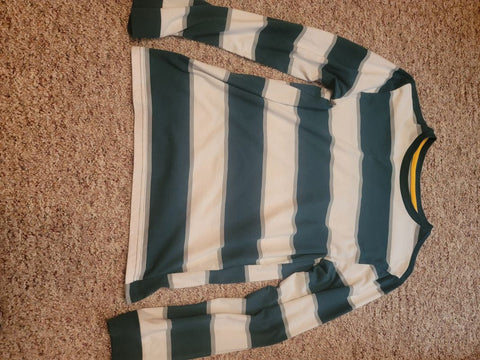 Sonoma Green/white stripe 18-20
