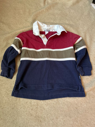 Carters Long sleeved polo shirt, 4T/4