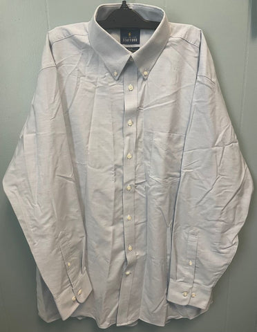 Stafford NWOT Button down dress shirt 17 1/2 neck regular fit Men's - L