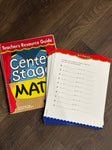 Cuisensire Center stage math centers and full sheet practice cards Educational