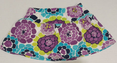 Faded Glory Purple/blue flower skirt 18 Months