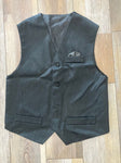 Dark Gray vest silk in pocket 4 buttons 10