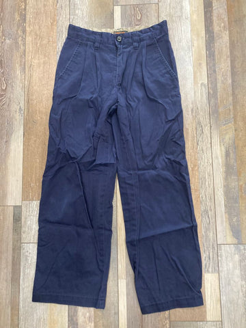 Cherokee brand w/pockets Navy blue pants w adjustable waist 12