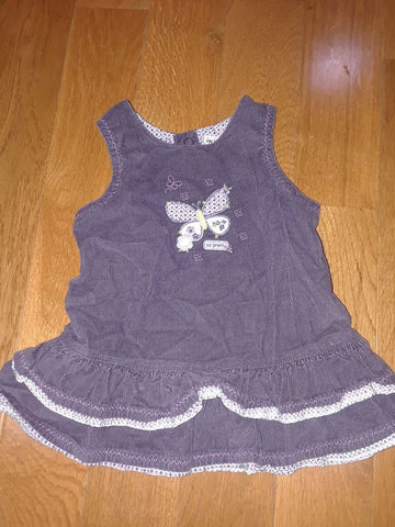 Carter's Purple Jumper Corduroy Butterfly 3-6 Months