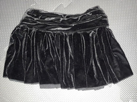 baby GAP Black Velvet Skirt 18 Months