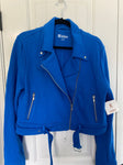 LulaRoe Cropped Blue Jacket Women's XL 16