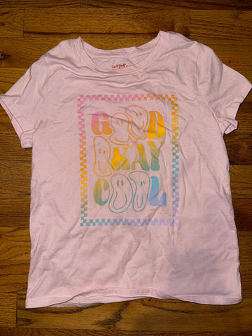 Cat & Jack Light pink M shirt :  Good Okay Cool 8