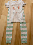 Old Navy Girls 2 pc pjs Bunny mint 6T/6X