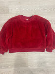 Wonder nation Red fuzzy crop Sweatshirt 16