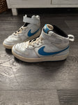 Nike White and blue high tops 13-1/2 (Lil' Kid)