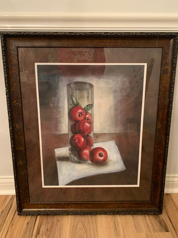 Framed at Statons Large apple print Decor