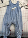 Tahari Baby Striped Outfit with Onesie 3-6 Months