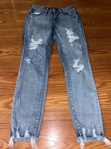 Judy Blue Distress skinny jeans Women's 6