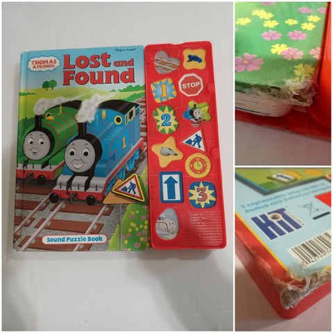 Thomas the Train Lost and Found sound book - no puzzle pieces Preschool (3-5 yrs)