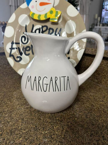 Rae Dunn RD margarita pitcher  This is very large. Decor