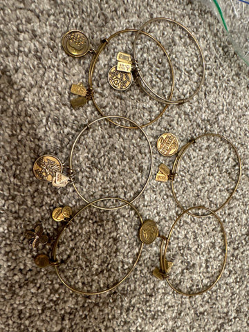 Brass bangles Alex and ani inspired bracelets Jewelry
