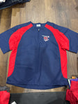 Boombah Baseball short sleeve cage jacket red and blue Men's - S