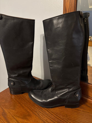Frye Tall black leather boot 10 (Adult)