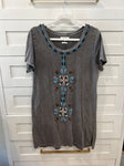 MM Vintage Gray beaded dress Women's - S