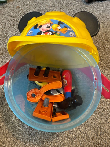 Mickey Mouse Tool set & hard hat bucket Building
