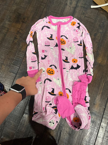 Little Sleepies Glow in Dark stain pictured 3T/3