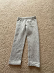 Carters Gray with with shimmer metallic fleece lined legggings 2T