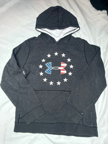 Under Armour Dark grey hoodie EUC 14