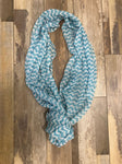 One size Good condition, blue and white Scarf