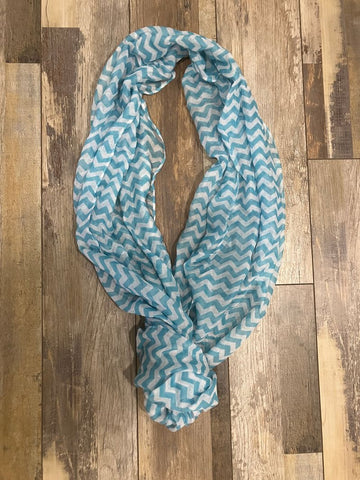 One size Good condition, blue and white Scarf