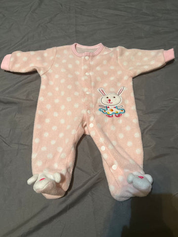 Carters Fleece Onsie, newborn 0-3 months 0-3 Months