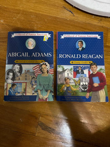 Unknown Abigail Adams Ronald Reagan Youth Chapter Book