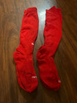 Nike Soccer Socks 2 pair red Nike Socks, size large, fits men shoe 7-9 Ball Sports
